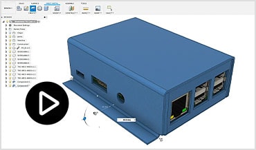 Video: A single intelligent flange tool is aware of the selection and switches to the correct type automatically 