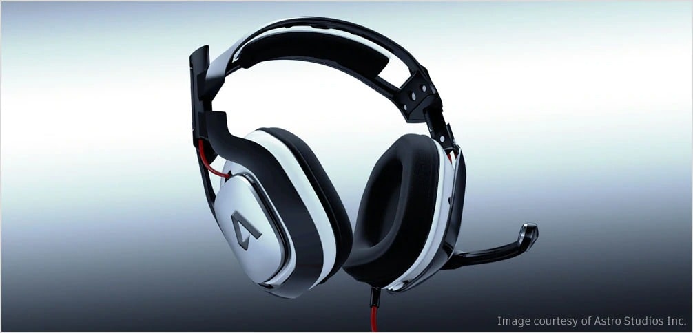 Headphones created with industrial design